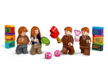 LEGO 76422 Harry Potter Ulica Pokątna: Magiczne dowcipy Weasleyów