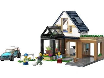 LEGO 60398 City Domek rodzinny i samochód elektryczny