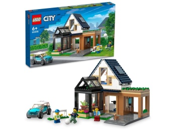 LEGO 60398 City Domek rodzinny i samochód elektryczny