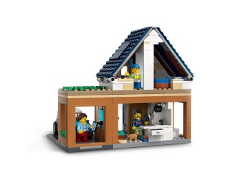 LEGO 60398 City Domek rodzinny i samochód elektryczny
