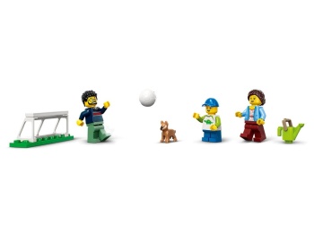 LEGO 60398 City Domek rodzinny i samochód elektryczny