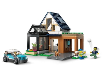 LEGO 60398 City Domek rodzinny i samochód elektryczny