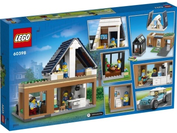 LEGO 60398 City Domek rodzinny i samochód elektryczny