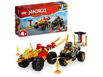 LEGO 71789 Ninjago Bitwa samochodowo-motocyklowa między Kaiem a Rasem