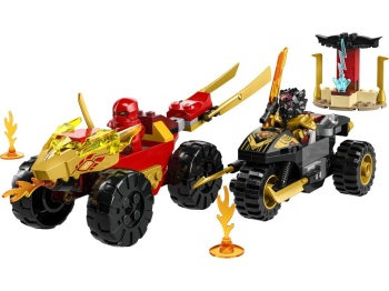 LEGO 71789 Ninjago Bitwa samochodowo-motocyklowa między Kaiem a Rasem