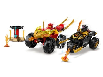 LEGO 71789 Ninjago Bitwa samochodowo-motocyklowa między Kaiem a Rasem