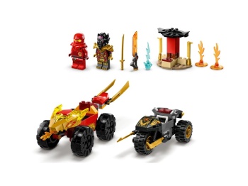 LEGO 71789 Ninjago Bitwa samochodowo-motocyklowa między Kaiem a Rasem
