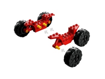 LEGO 71789 Ninjago Bitwa samochodowo-motocyklowa między Kaiem a Rasem