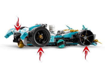 LEGO 71791 Ninjago Smocza moc Zane’a - wyścigówka spinjitzu