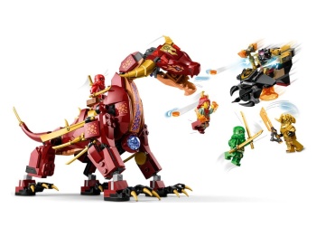 LEGO 71793 Ninjago Lawowy smok zmieniający się w falę ognia