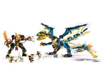LEGO 71796 Ninjago Smok żywiołu kontra mech cesarzowej