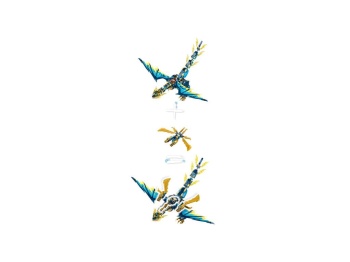 LEGO 71796 Ninjago Smok żywiołu kontra mech cesarzowej