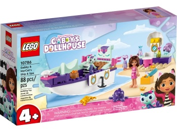 LEGO 10786 Gabby's Dollhouse Gabby & MerCat's Ship & Spa