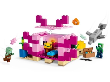 LEGO 21247 Minecraft Dom aksolotla