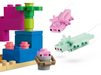 LEGO 21247 Minecraft Dom aksolotla