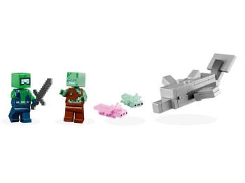 LEGO 21247 Minecraft Dom aksolotla