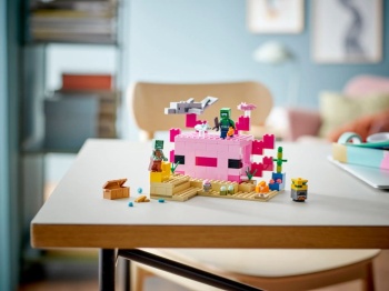 LEGO 21247 Minecraft Dom aksolotla
