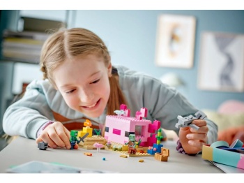 LEGO 21247 Minecraft Dom aksolotla