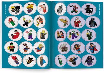 LEGO NA6452 DC COMICS SUPER HEROES KOLOROWANKA Z NAKLEJKAMI