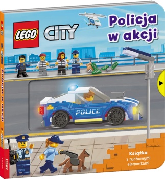 LEGO PPS6004 CITY POLICJA W AKCJI. KSIĄŻKA Z RUCHOMYMI ELEMENTAMI