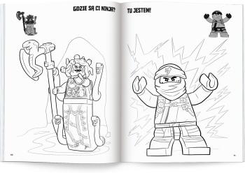 LEGO NA6705 NINJAGO KOLOROWANKA Z NAKLEJKAMI
