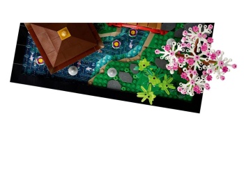 Widok z góry LEGO 10315 Icons Zaciszny ogród