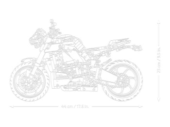 Schemat modelu 42159 LEGO Yamaha MT-10 SP