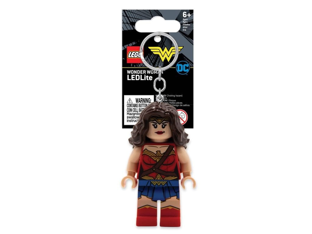 LEGO KE117 Super Heroes Brelok do kluczy z latarką Wonder Woman