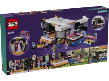 LEGO 42619 Friends Autobus koncertowy gwiazdy pop