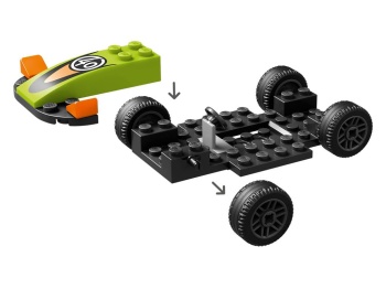 LEGO 60399 City Zielony samochód wyścigowy