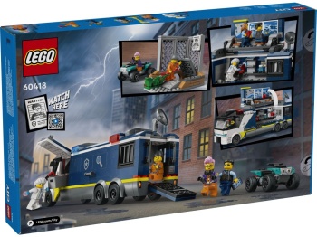 LEGO 60418 City Policyjna ciężarówka z laboratorium