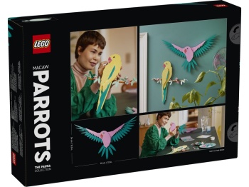 LEGO 31211 Art Kolekcja zwierząt - papugi ary