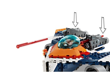 LEGO 76278 Super Heroes Warbird Rocketa