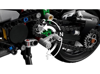 LEGO 42170 Technic Motocykl Kawasaki Ninja H2R