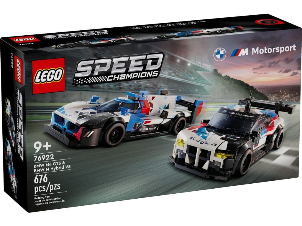 LEGO 76922 Speed Champions Samochody wyścigowe BMW M4 GT3 & BMW M Hybrid V8