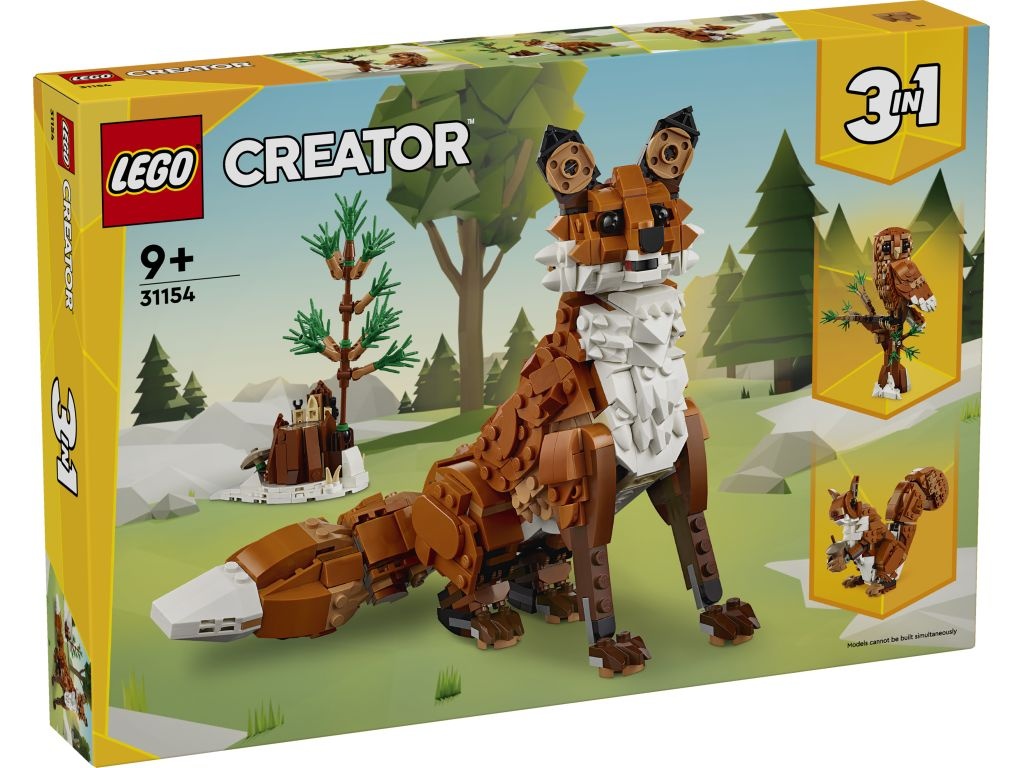 LEGO 31154 Creator Leśne zwierzęta: Czerwony lis