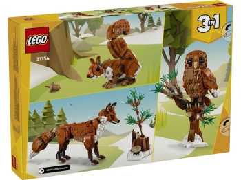 LEGO 31154 Creator Leśne zwierzęta: Czerwony lis