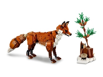 LEGO 31154 Creator Leśne zwierzęta: Czerwony lis