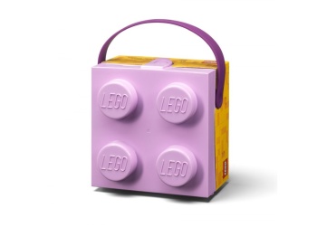 LEGO Classic 40240004 Pudełko na śniadanie z rączką fioletowe