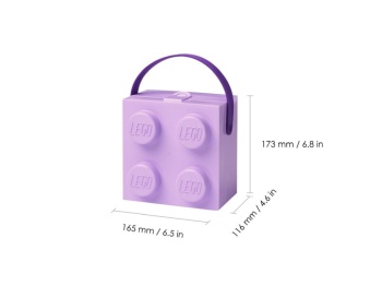 LEGO Classic 40240004 Pudełko na śniadanie z rączką fioletowe
