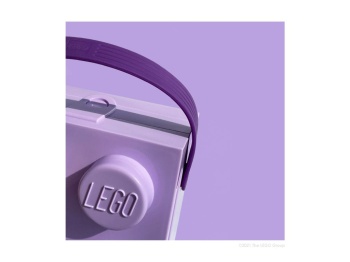 LEGO Classic 40240004 Pudełko na śniadanie z rączką fioletowe