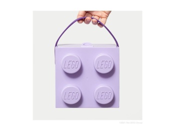 LEGO Classic 40240004 Pudełko na śniadanie z rączką fioletowe