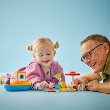 LEGO 10432 DUPLO Peppa Pig Peppa i rejs łodzią