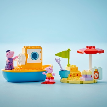 LEGO 10432 DUPLO Peppa Pig Peppa i rejs łodzią