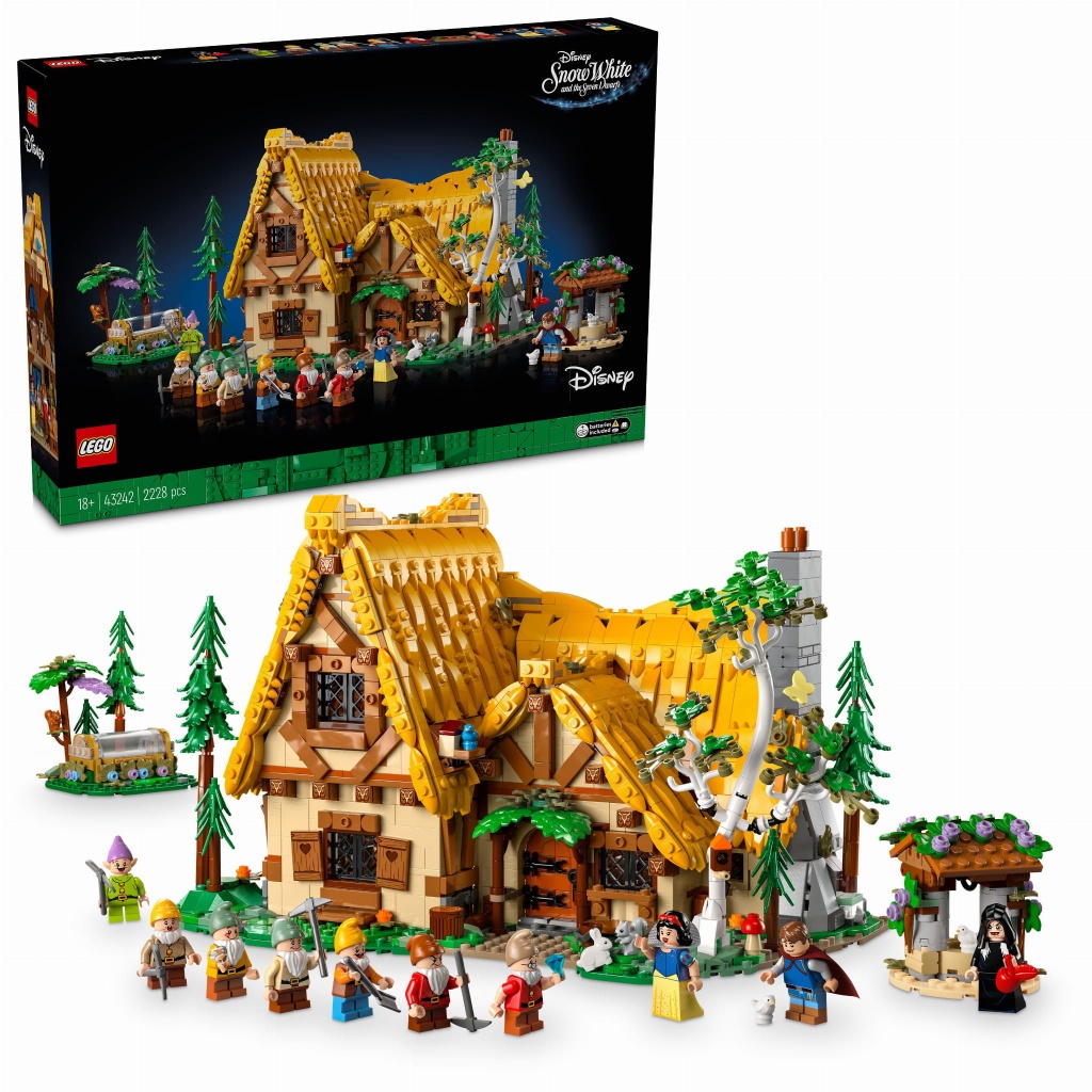 LEGO 43242 Disney Princess Chatka Królewny Śnieżki i siedmiu krasnoludków