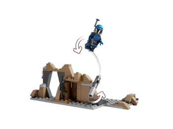 LEGO 75373 Star Wars Zasadzka na Mandalorze™ — zestaw bitewny