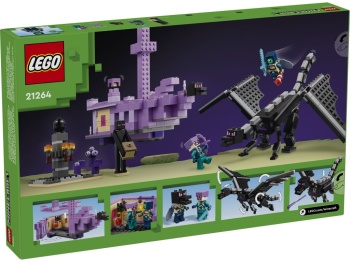 LEGO 21264 Minecraft Smok Kresu i statek Kresu