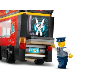 LEGO 60407 City Czerwony, piętrowy autokar