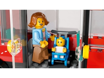 LEGO 60407 City Czerwony, piętrowy autokar