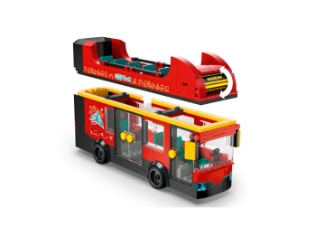 LEGO 60407 City Czerwony, piętrowy autokar